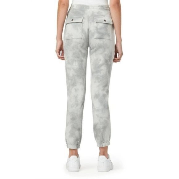 HUDSON JEANS Tie Dye Cotton French Terry Joggers in Monument Ice Dye NWT - Picture 5 of 6